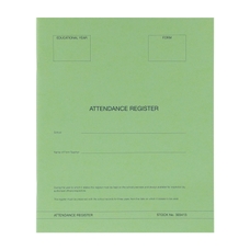Classmates Attendance Register - Green - Pack of 1